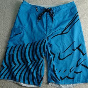 Fox Blue Board Swimwear Shorts Size 32